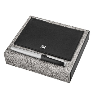 Parure CERRUTI 1881 (stylo roller & pochette)