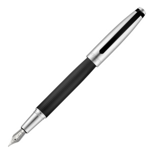 Stylo plume Benson Black & Chrome 4