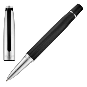 Stylo roller Benson Black & Chrome