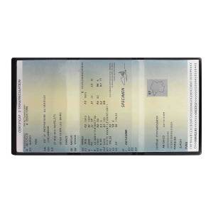 Porte carte grise 3 volets - Gomme unie - Quadri 2