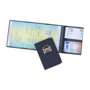 Porte carte grise 4 volets - Premium 2
