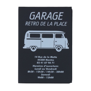 Porte carte grise 4 volets - Premium