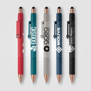 Stylo Antistress Nora en Plastique Recyclé avec Stylet (+Sérigraphie) 19