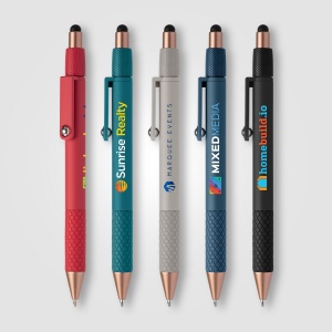 Stylo Antistress Nora en Plastique Recyclé avec Stylet (+Sérigraphie) 7