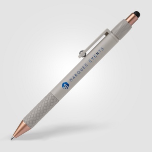 Stylo Antistress Nora en Plastique Recyclé avec Stylet (+Sérigraphie) 3