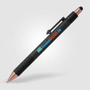 Stylo Antistress Nora en Plastique Recyclé avec Stylet (+Sérigraphie)