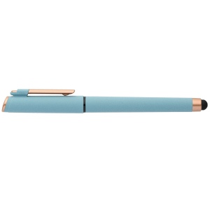 Stylo gel stylet York, plastique recyclé, finition bronze (+Sérigraphie) 10