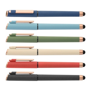 Stylo gel stylet York, plastique recyclé, finition bronze (+Sérigraphie) 14