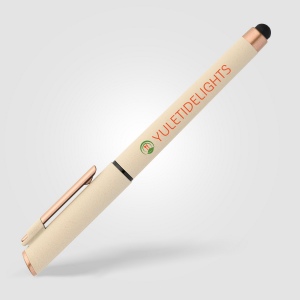 Stylo gel stylet York, plastique recyclé, finition bronze (+Sérigraphie) 5