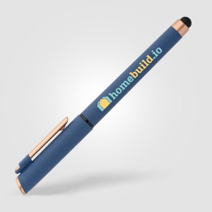 Stylo gel stylet York, plastique recyclé, finition bronze (+Sérigraphie) 6