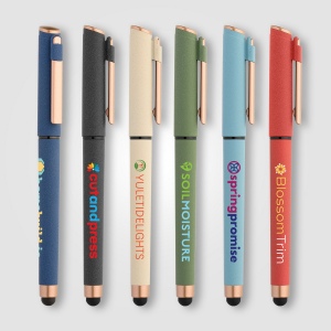 Stylo gel stylet York, plastique recyclé, finition bronze (+Sérigraphie) 7
