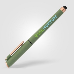 Stylo gel stylet York, plastique recyclé, finition bronze (+Sérigraphie) 3