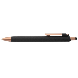 Stylo bille stylet York, plastique recyclé, finition bronze (+Sérigraphie) 9