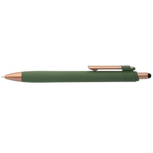 Stylo bille stylet York, plastique recyclé, finition bronze (+Sérigraphie) 11