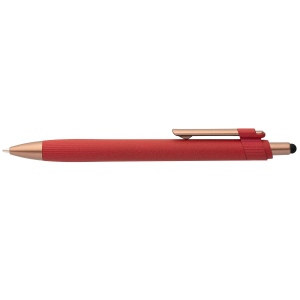 Stylo bille stylet York, plastique recyclé, finition bronze (+Sérigraphie) 13