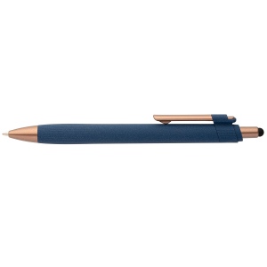 Stylo bille stylet York, plastique recyclé, finition bronze (+Sérigraphie) 15