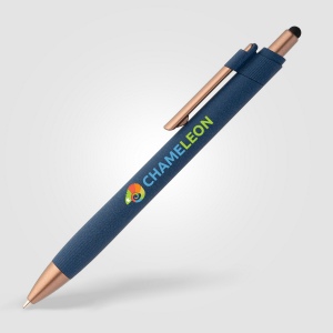 Stylo bille stylet York, plastique recyclé, finition bronze (+Sérigraphie) 7
