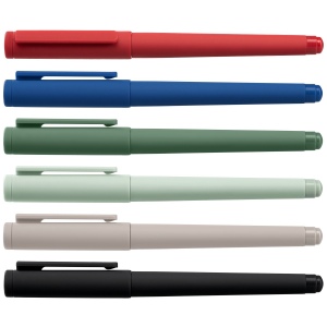 Stylo gel Aeris, plastique recyclé, monochrome (+Sérigraphie) 18