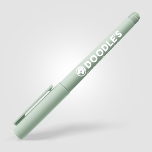 Stylo gel Aeris, plastique recyclé, monochrome (+Sérigraphie) 23