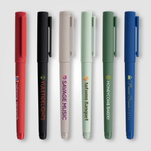 Stylo gel Aeris, plastique recyclé, monochrome (+Sérigraphie) 8
