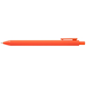 Stylo Bloom en plastique recyclé avec corps soft-touch et mécanisme rétractable (+Sérigraphie) 24