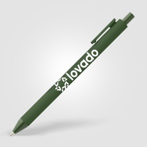 Stylo Bloom en plastique recyclé avec corps soft-touch et mécanisme rétractable (+Sérigraphie) 20