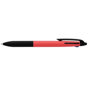 Stylo Malta 3-en-1 en plastique recyclé avec grip néon et multi-encres (+Tampographie) 11