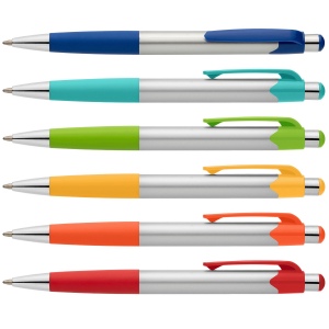 Stylo Smoothy en plastique recyclé avec grip coloré (+Sérigraphie) 21