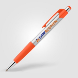 Stylo Smoothy en plastique recyclé avec grip coloré (+Sérigraphie) 4