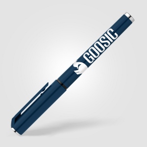 Stylo gel monochrome Islander en plastique recyclé (+Sérigraphie) 19