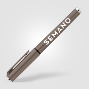 Stylo gel monochrome Islander en plastique recyclé (+Sérigraphie) 15