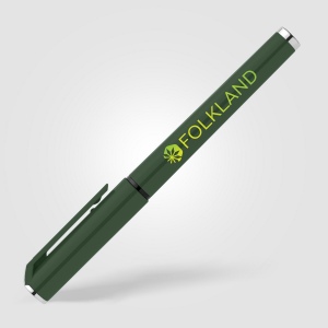 Stylo gel monochrome Islander en plastique recyclé (+Sérigraphie) 3