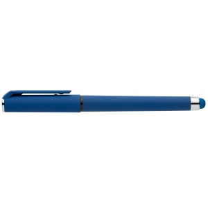 Stylo Islander en plastique recyclé avec grip gel monochrome (+Sérigraphie) 10