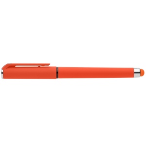 Stylo Islander en plastique recyclé avec grip gel monochrome (+Sérigraphie) 16