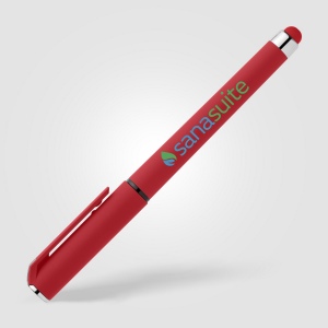 Stylo Islander en plastique recyclé avec grip gel monochrome (+Sérigraphie) 7