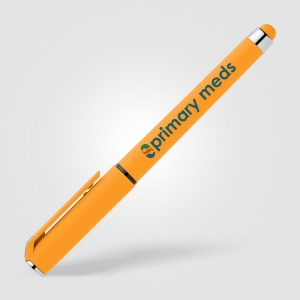 Stylo Islander en plastique recyclé avec grip gel monochrome (+Sérigraphie) 8