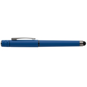 Stylo Tavi en plastique recyclé avec stylet et fidget spinner à encre gel (+Sérigraphie) 9