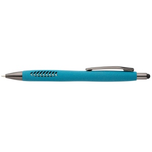 Stylo Avalon en plastique recyclé avec finition pierre et stylet (+4 Colour Inkjet) 10