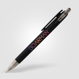 Stylo Jutta en plastique recyclé avec finition transparente (+4 Colour Inkjet) 4