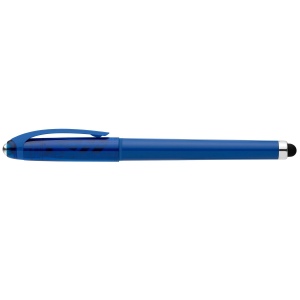 Stylo Prism en plastique recyclé avec stylet, boule anti-stress et encre gel (+Sérigraphie) 9