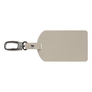 Étiquette de bagage Malmö en métal recyclé avec mousqueton – 6,5 × 17,5 cm (+Sérigraphie) 6