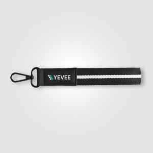 Porte-clés Newport en rPET tissé motif chevron avec mousqueton à pression – 19 × 2,5 cm (+4 Colour Inkjet) 2