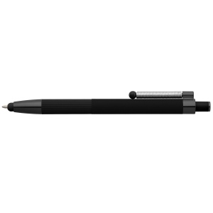 Stylo Lisbon, aluminium recyclé, monochrome, stylet anti-stress (+Laser) 10