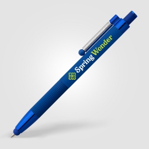 Stylo Lisbon, aluminium recyclé, monochrome, stylet anti-stress (+Laser) 2