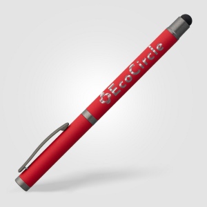 Stylo gel à stylet Bowie en aluminium recyclé (+Laser) 10