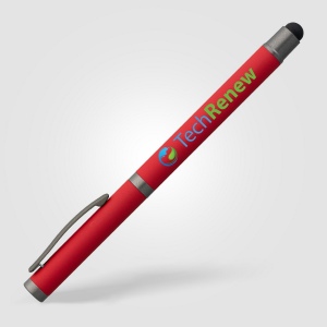 Stylo gel à stylet Bowie en aluminium recyclé (+Laser) 3