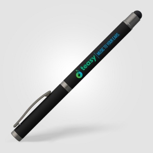 Stylo gel à stylet Bowie en aluminium recyclé (+Laser)