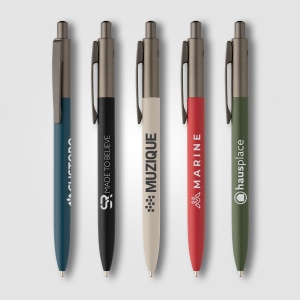 Stylo Koro en aluminium recyclé avec finition métal canon de fusil (+Laser) 19