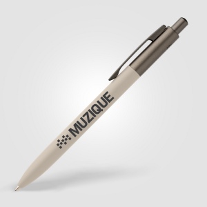Stylo Koro en aluminium recyclé avec finition métal canon de fusil (+Laser) 14