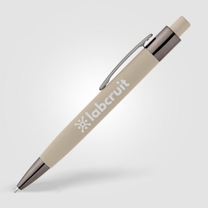 Stylo Malmö en aluminium recyclé avec corps soft-touch (+Laser) 8